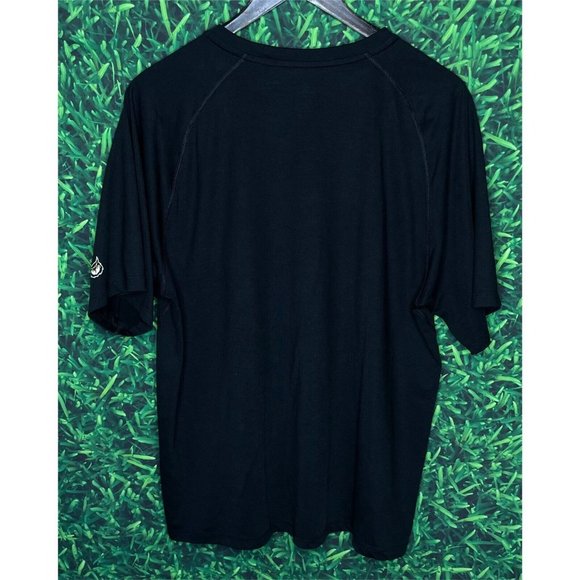 Kennesaw State Owls KSU Men’s Large Black Gold Adidas Climalite Stretch Shirt - Picture 4 of 4